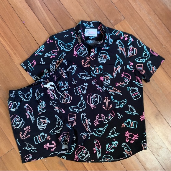 chubbies Other - Chubbies Plank Party “I Am The Captain Now” Cabana Set